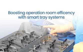 Smart tray systems improving OR turnaround time and efficiency by a trusted medical baskets and trays supplier in Germany.